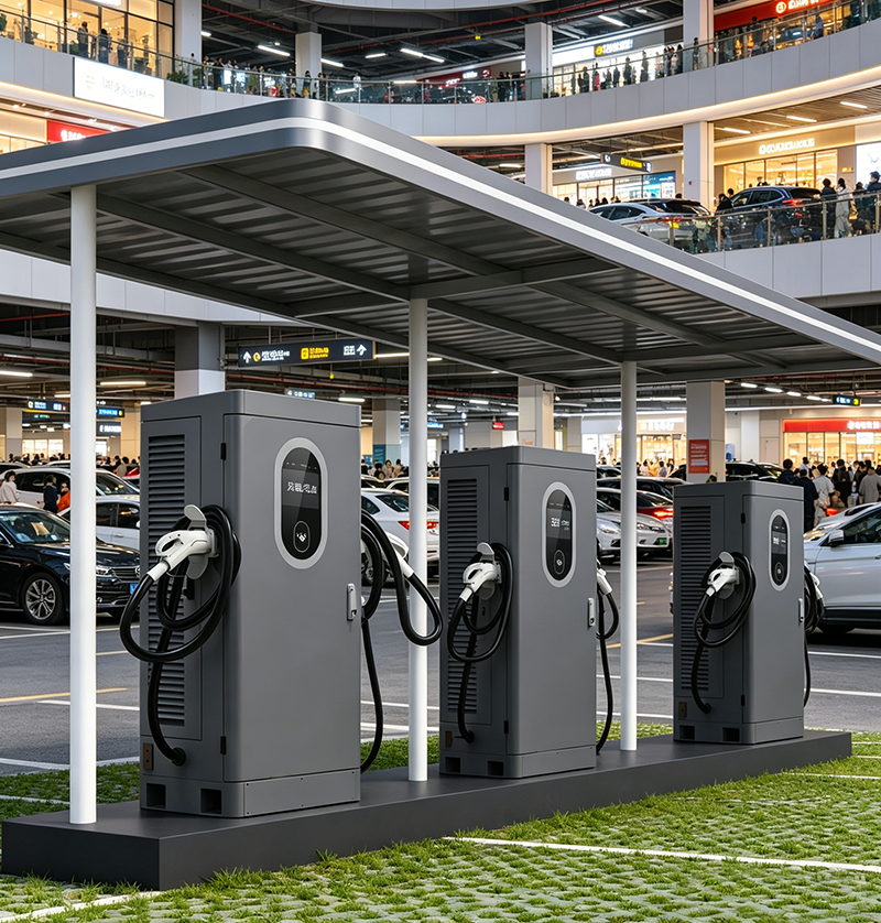 Outdoor Furniture Types - Vertical EV Charging Pile 7KW Type