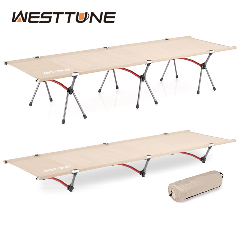 Camping Cot Foldable - WESTTUNE marching bed, portable folding bed,