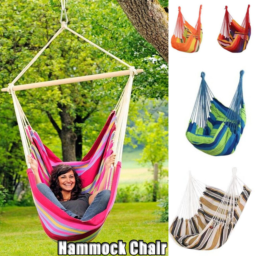 Outdoor Furniture Upholstery - Outdoor Thicken Canvas Hammock Home Garden
