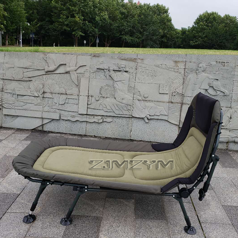 Camping Cot Foldable - Folding Bed Recliner Single Office Household