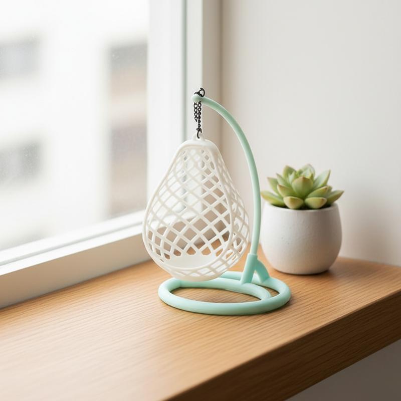 [JN] 1Pcs DIY Diorama Scene Ac – обзор и цена Hanging Egg Chair