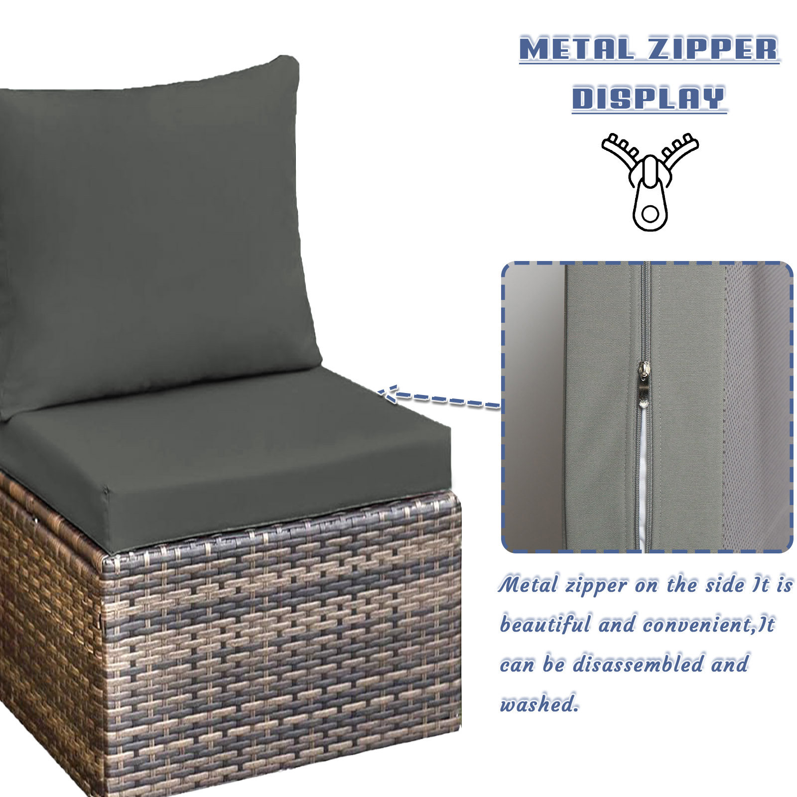 Custom Seat And Back Cushions  – обзор и цена Outdoor Furniture Upholstery
