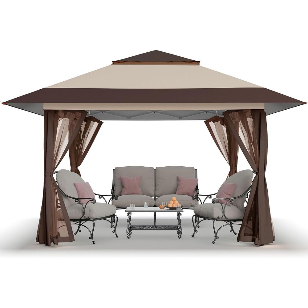 Up Gazebo with Wheeled Cover B – обзор и цена Outdoor Furniture Gazebo