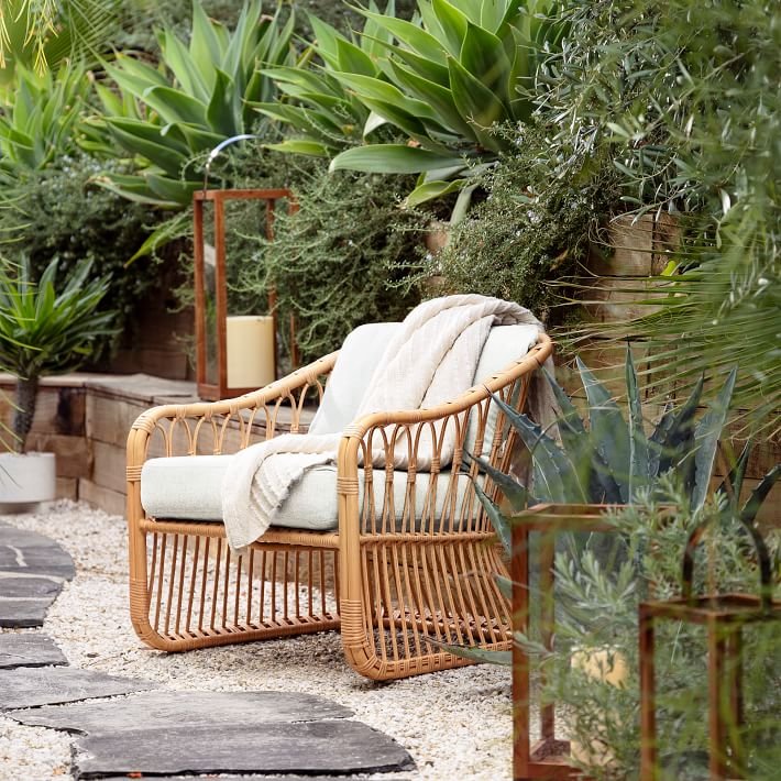 Rattan Lounge Chair Sofa Singl – обзор и цена Outdoor Furniture Material