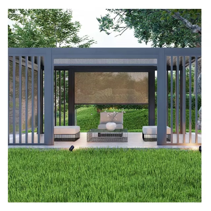 Outdoor Motorized Retractable  – обзор и цена Outdoor Furniture Gazebo