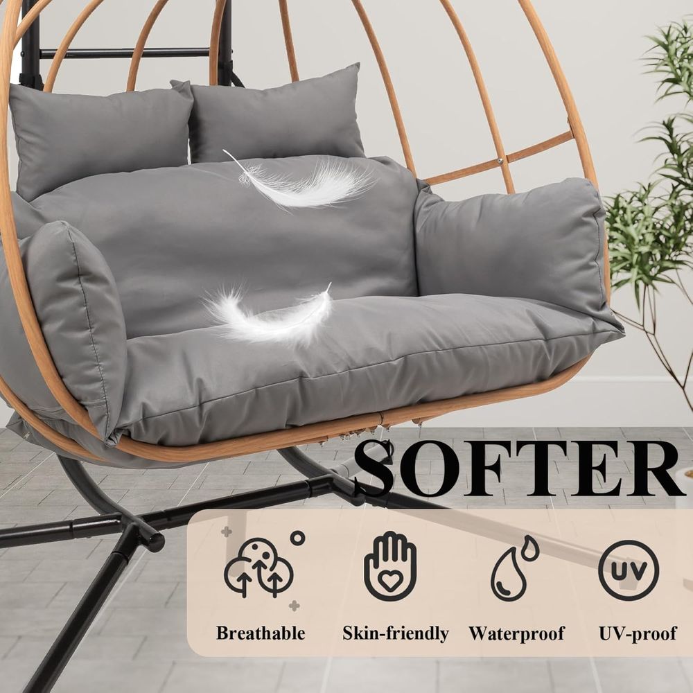 Oversized Double Hanging Egg C – обзор и цена Hanging Egg Chair