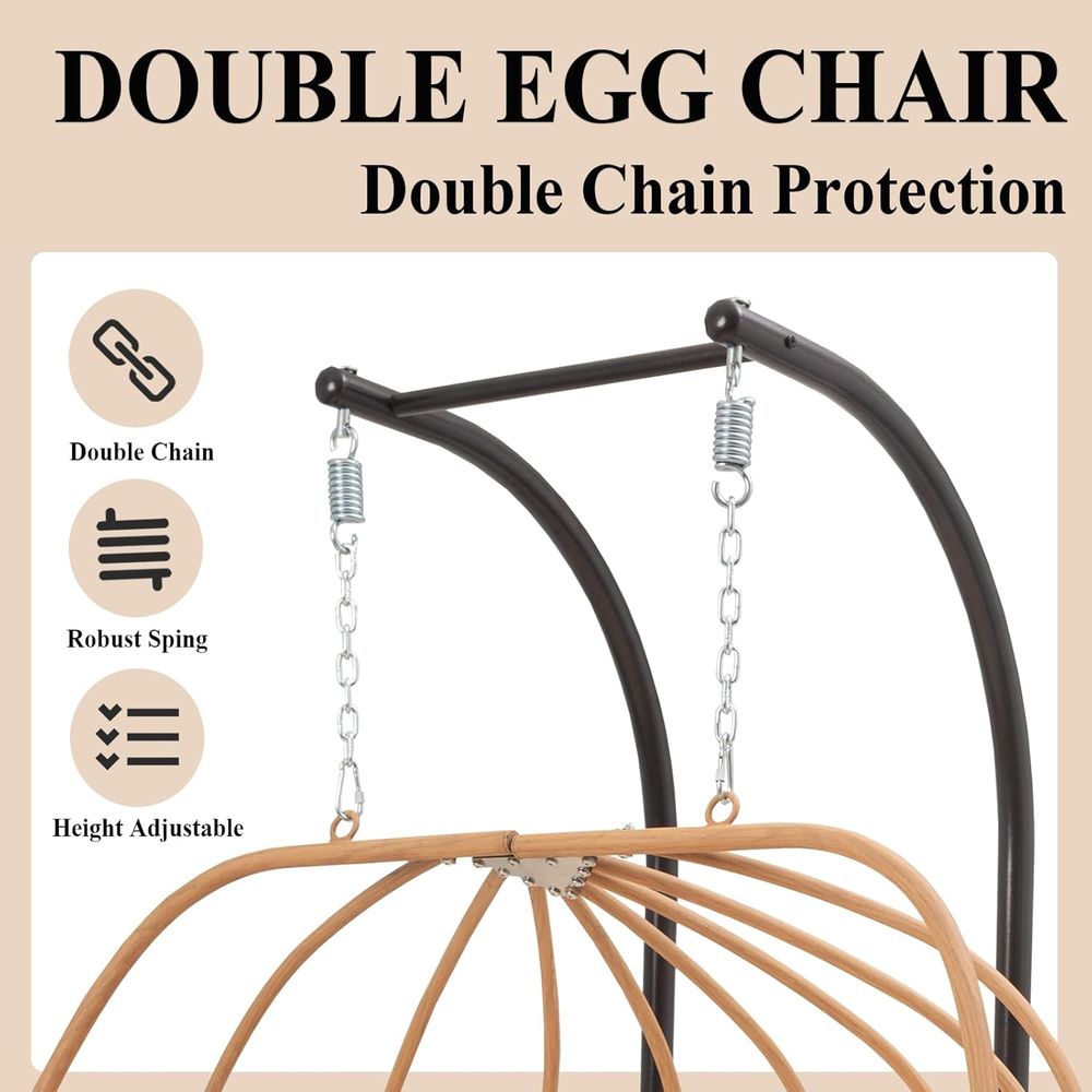 Oversized Double Hanging Egg C – обзор и цена Hanging Egg Chair