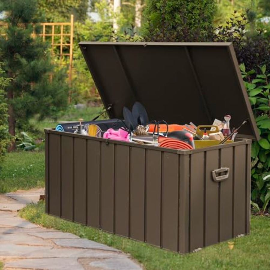 160 Gallon Deck Box Outdoor St – обзор и цена Outdoor Furniture With Storage For Cushions