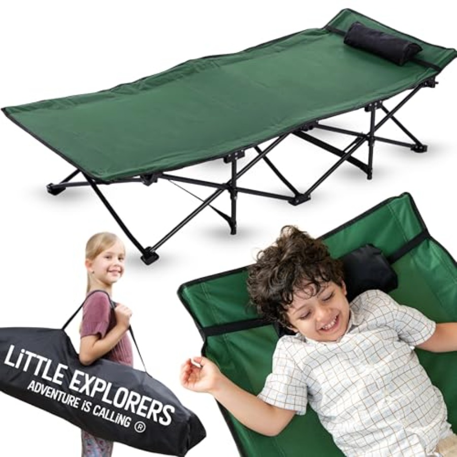 LITTLE EXPLORERS Cot for Campi – обзор и цена Camping Cot Foldable