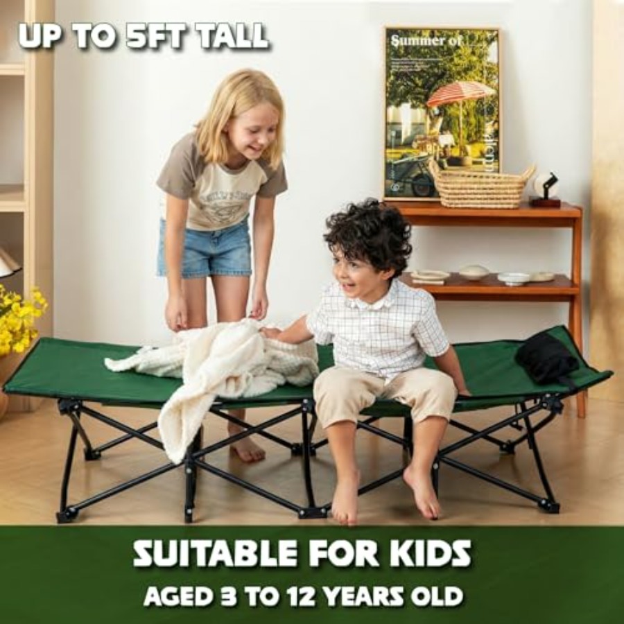 LITTLE EXPLORERS Cot for Campi – обзор и цена Camping Cot Foldable