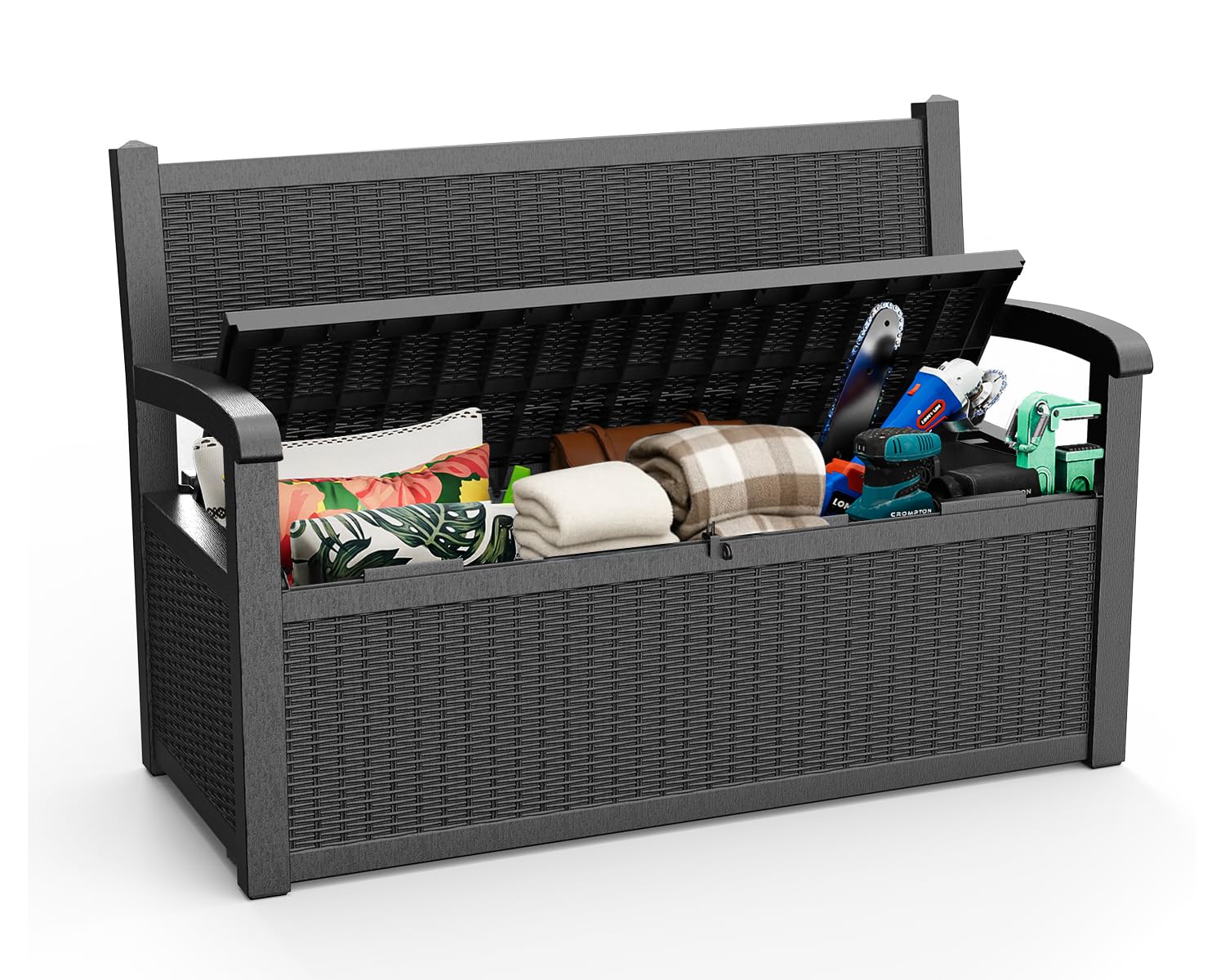 80 Gallon Outdoor Storage Benc – обзор и цена Outdoor Furniture With Storage For Cushions