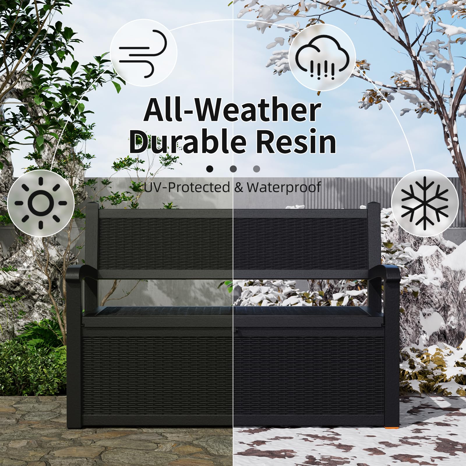 80 Gallon Outdoor Storage Benc – обзор и цена Outdoor Furniture With Storage For Cushions