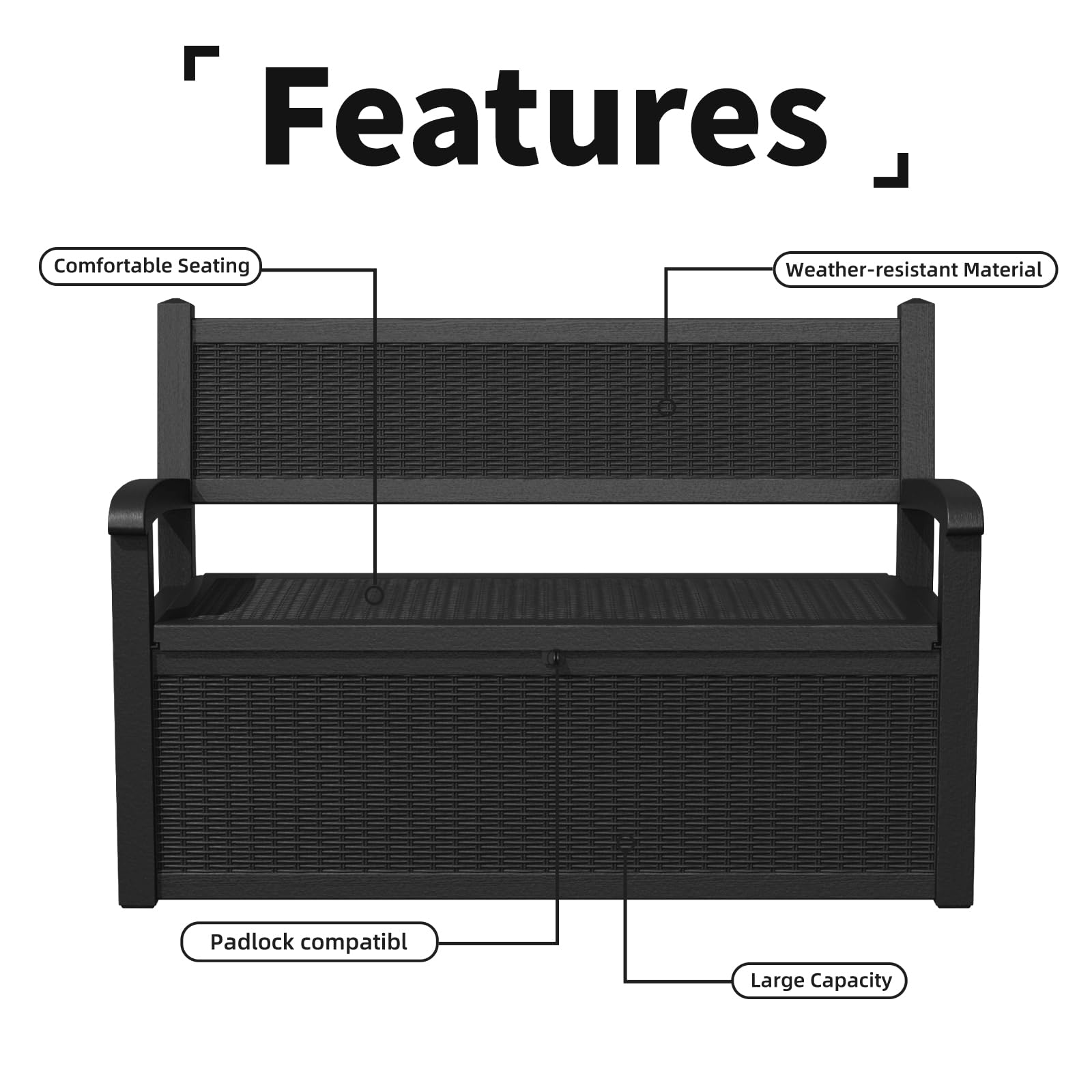 80 Gallon Outdoor Storage Benc – обзор и цена Outdoor Furniture With Storage For Cushions
