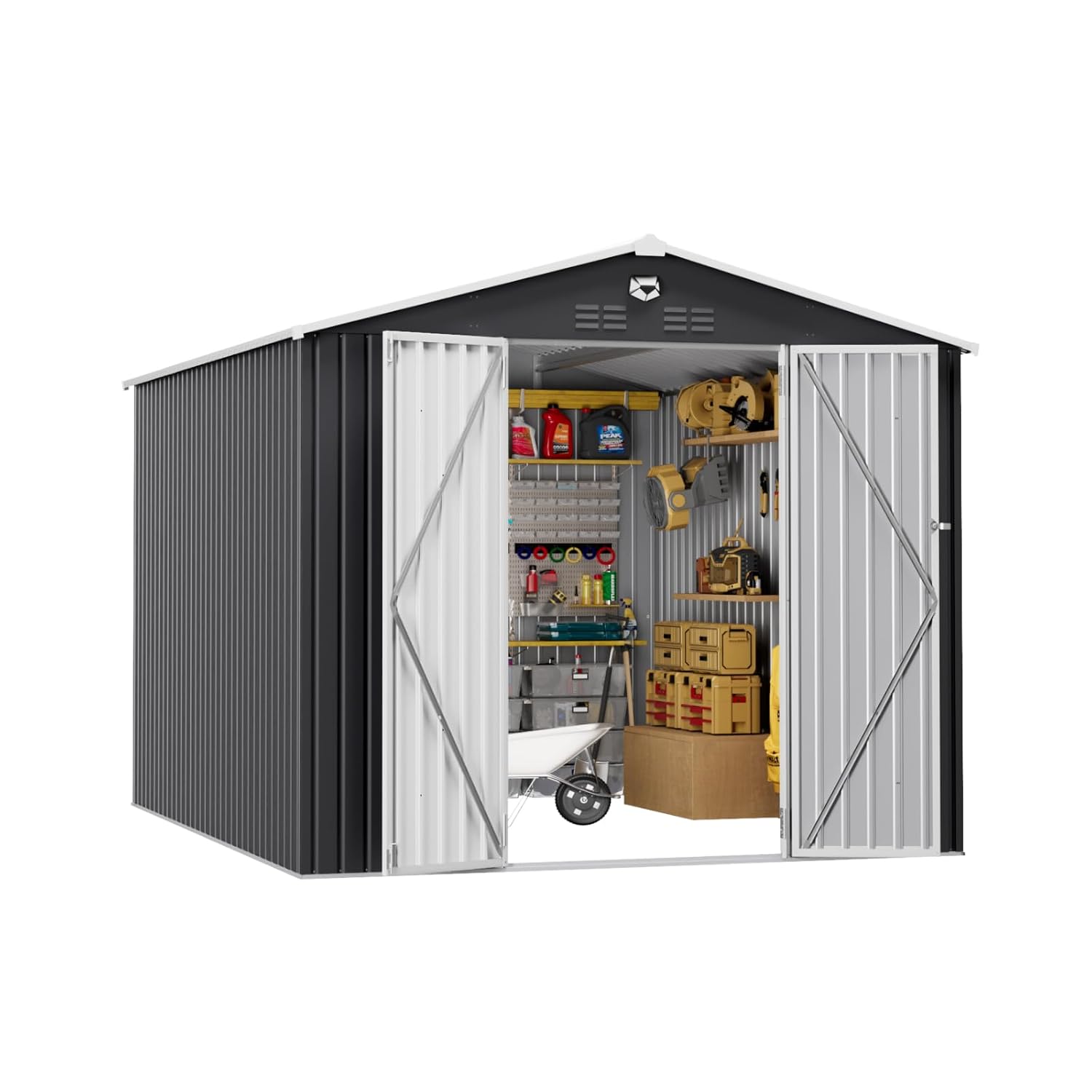 10x12 FT Metal Outdoor Storage – обзор и цена Outdoor Furniture Waterproof