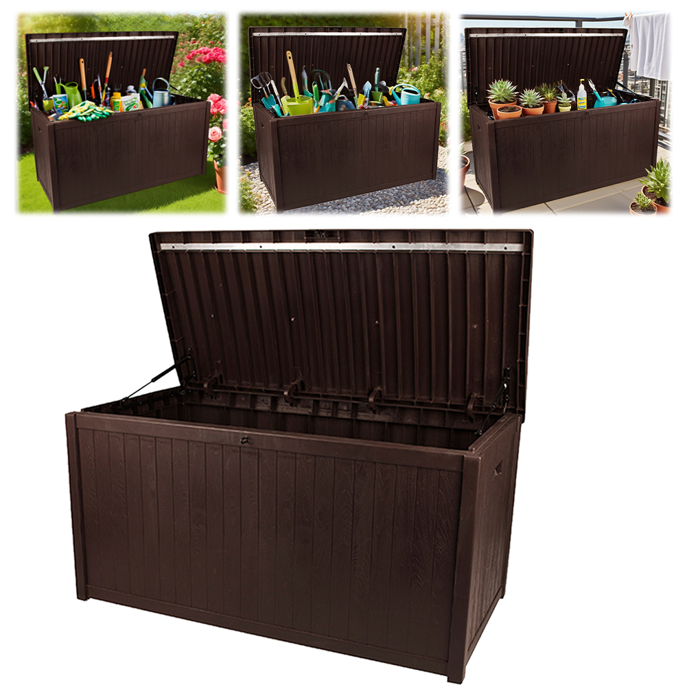 Large Outdoor Storage Box UV-R – обзор и цена Outdoor Furniture With Storage For Cushions