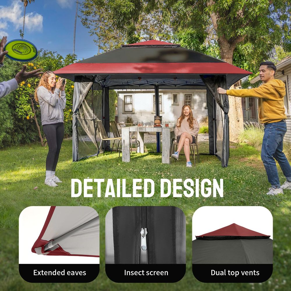 13x13 Pop  Gazebo, Canopy Tent – обзор и цена Outdoor Furniture Gazebo