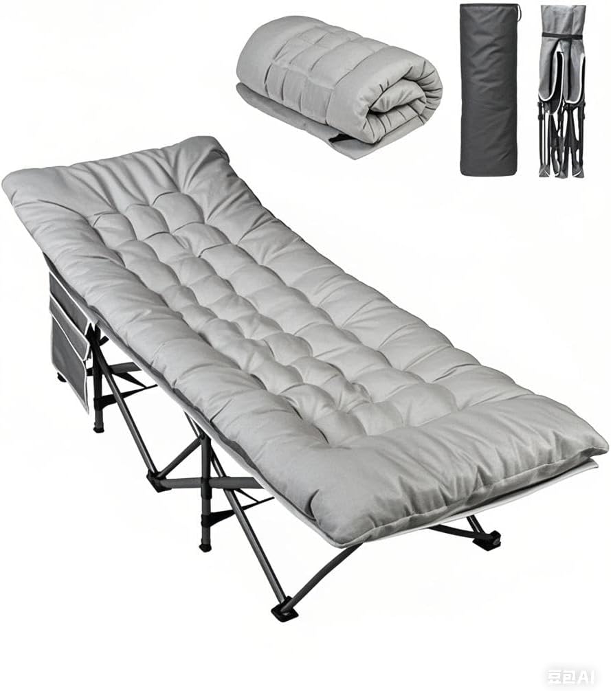 Camping Cot with Mattress for  – обзор и цена Camping Cot Foldable