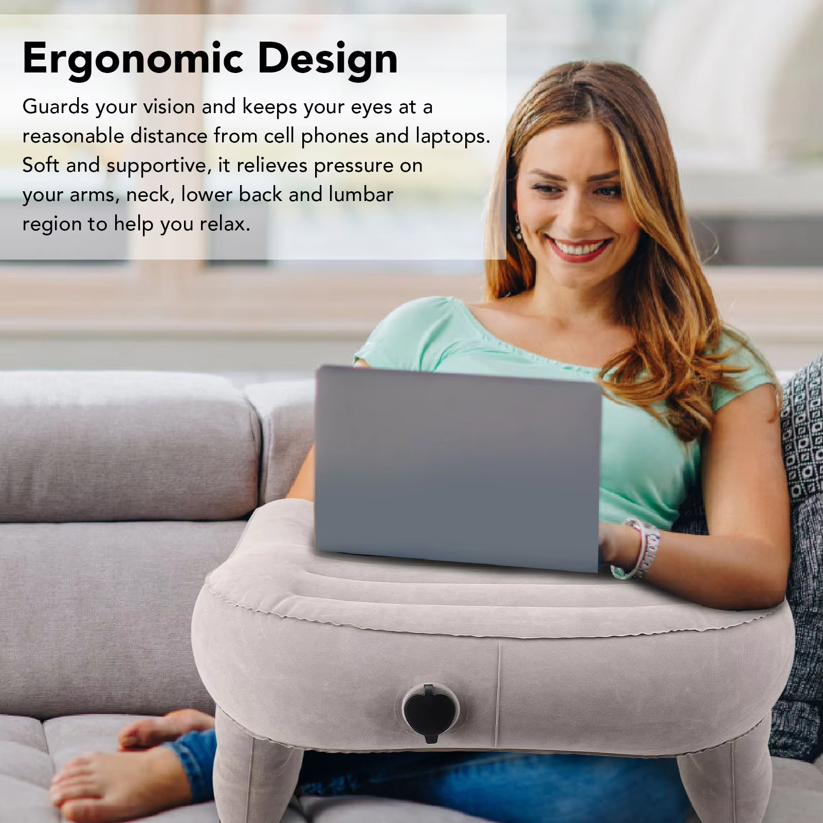 Inflatable Lap Desk Pillow Inf – обзор и цена Outdoor Furniture Material