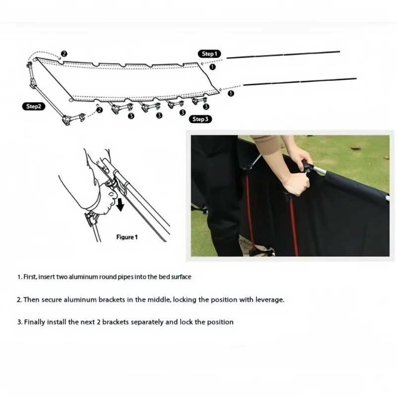 Modern Design Single Camp Bed  – обзор и цена Camping Cot Foldable