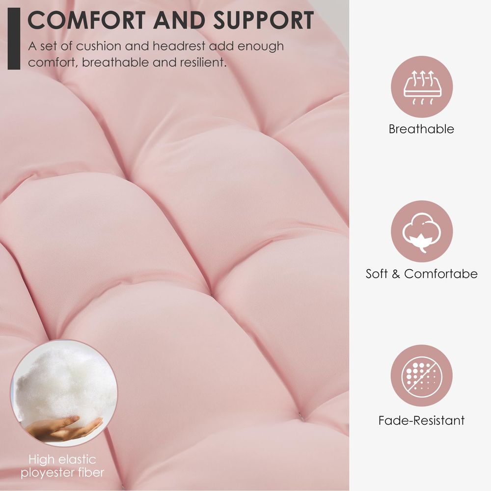 Pink Egg Chair with Stand Indo – обзор и цена Hanging Egg Chair