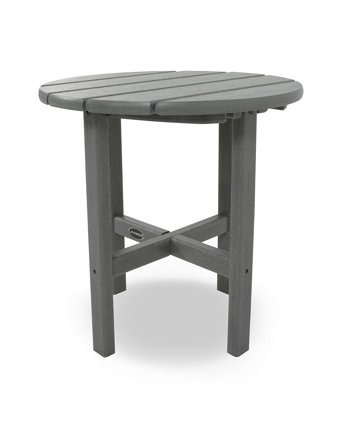 Round Side Table, 18 Inch, Out – обзор и цена Outdoor Furniture Recycled Plastic