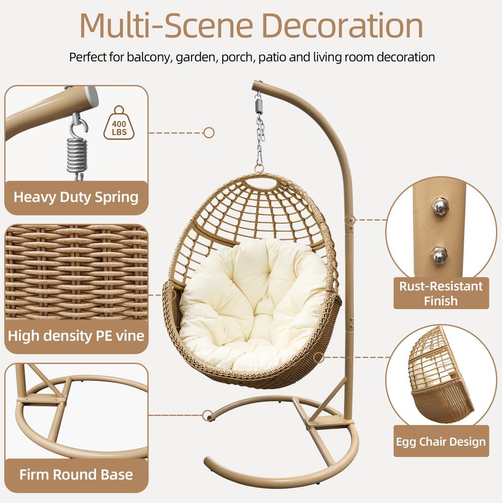 Egg Chair with Stand Hanging R – обзор и цена Hanging Egg Chair