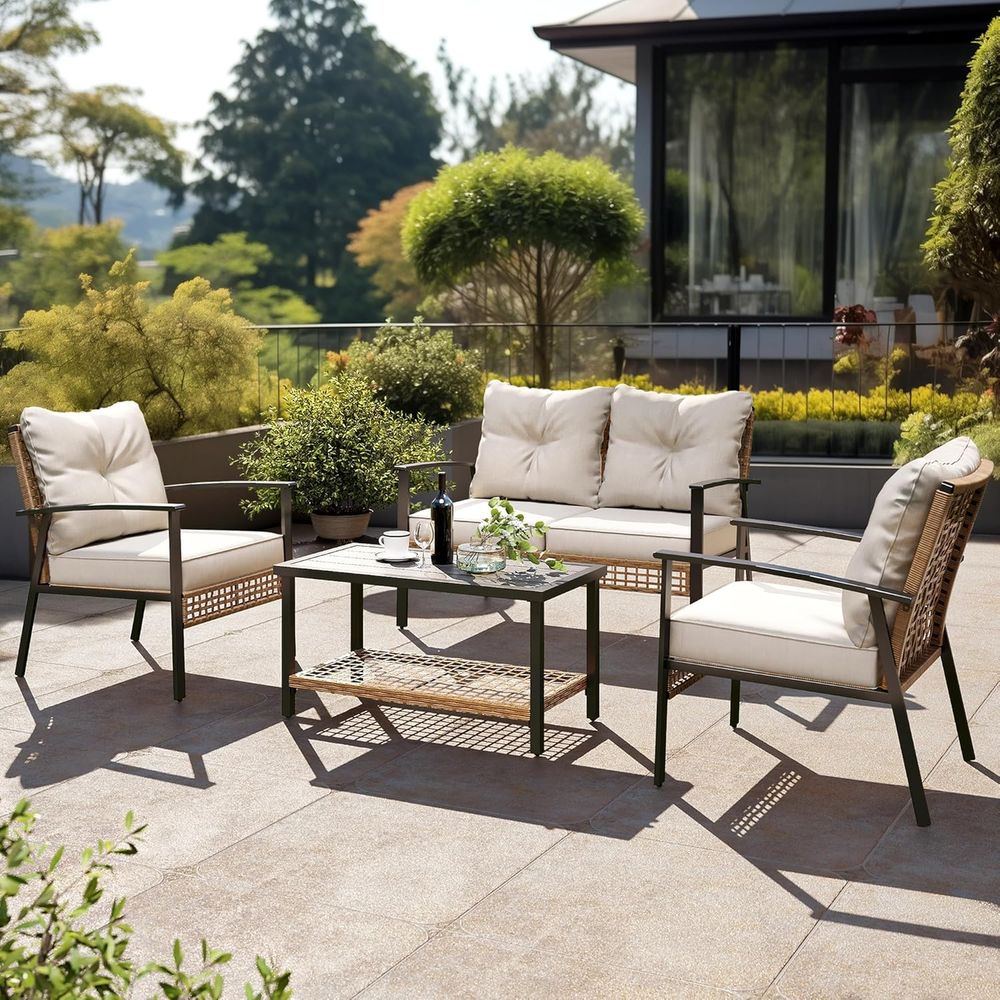 Oversized Comfort Patio Furnit – обзор и цена Outdoor Furniture With Storage For Cushions