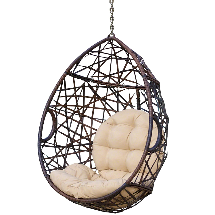 New Design Brown Rattan Swing  – обзор и цена Hanging Egg Chair