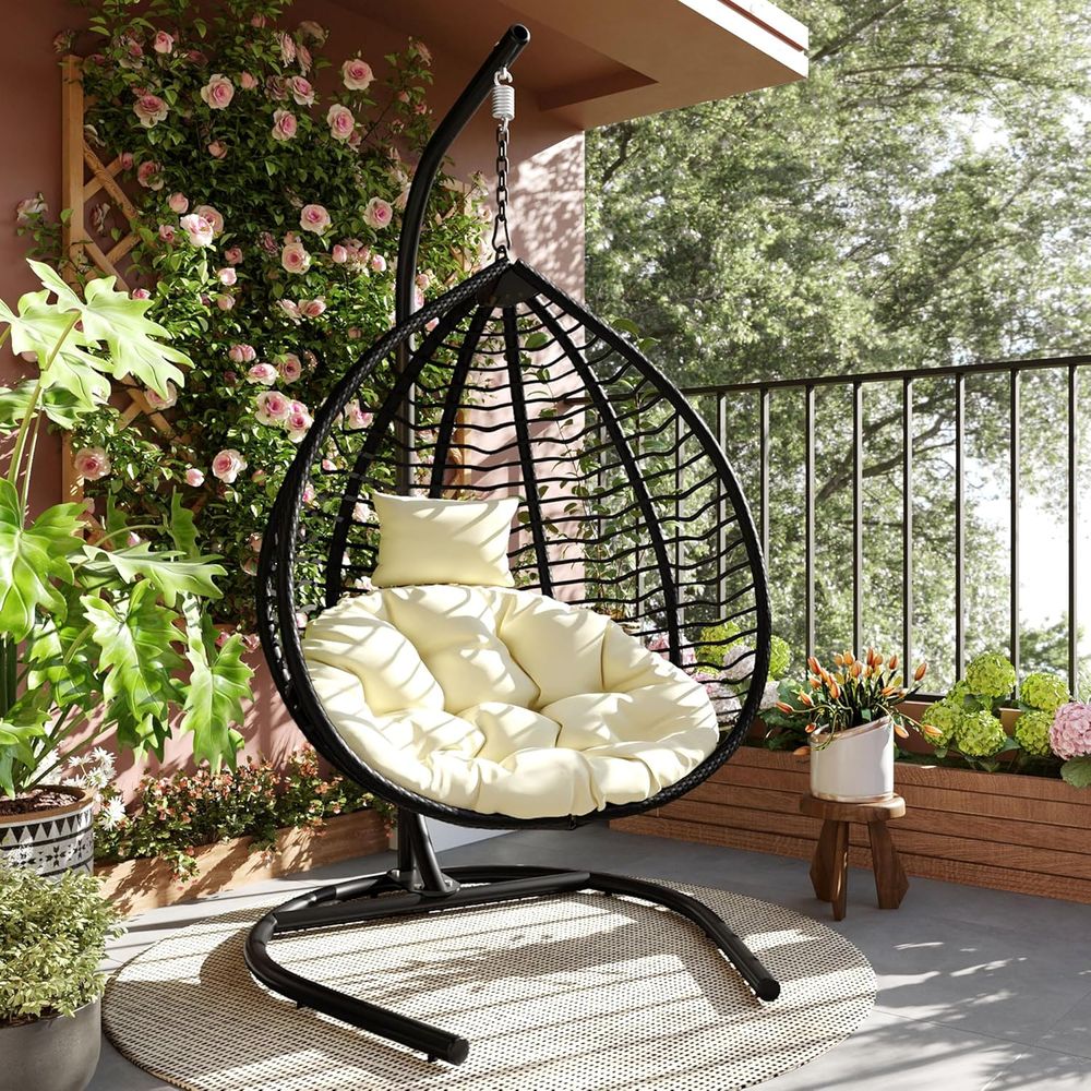 Heavy Duty Hanging Egg Chair w – обзор и цена Hanging Egg Chair