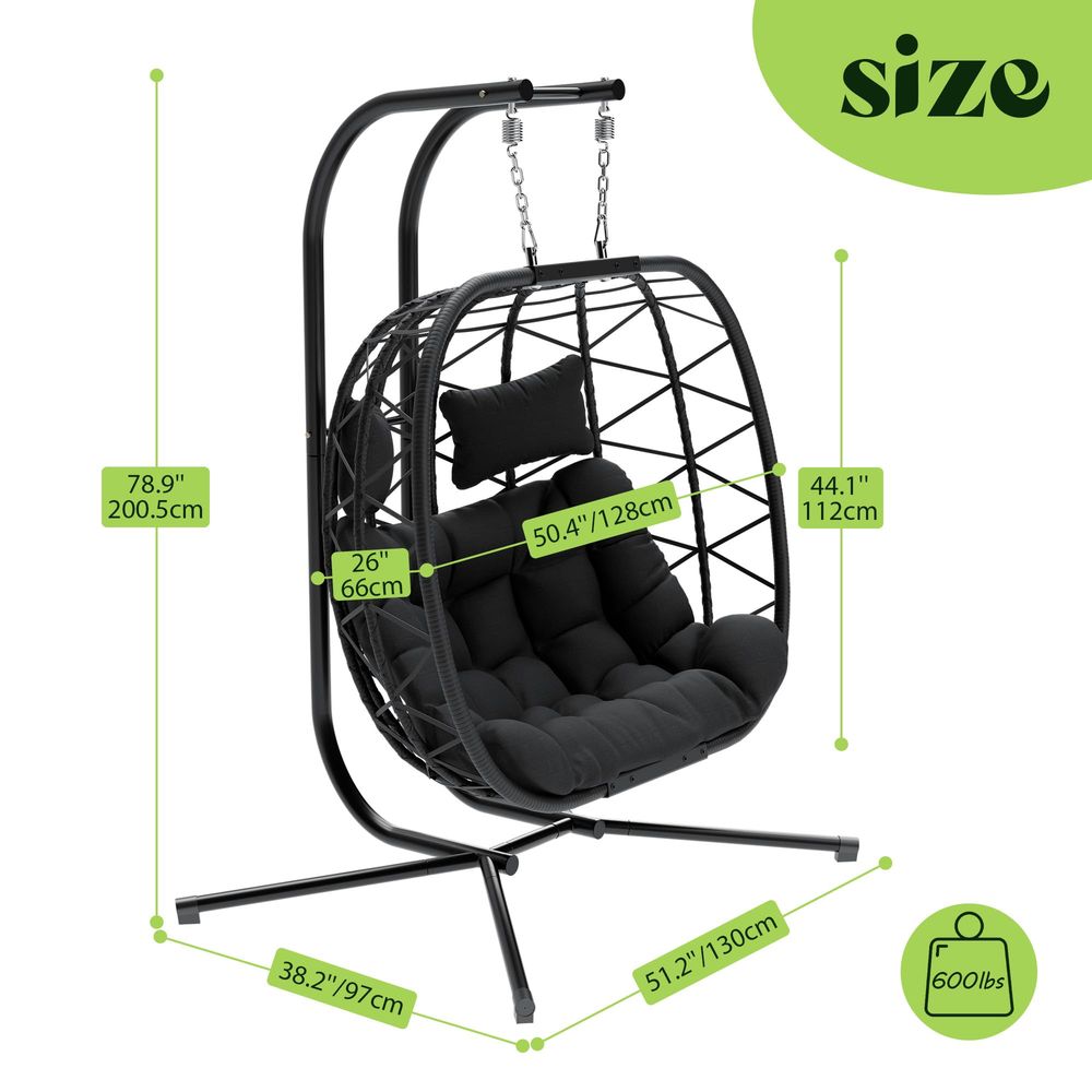 Double Swing Egg Chair with St – обзор и цена Hanging Egg Chair