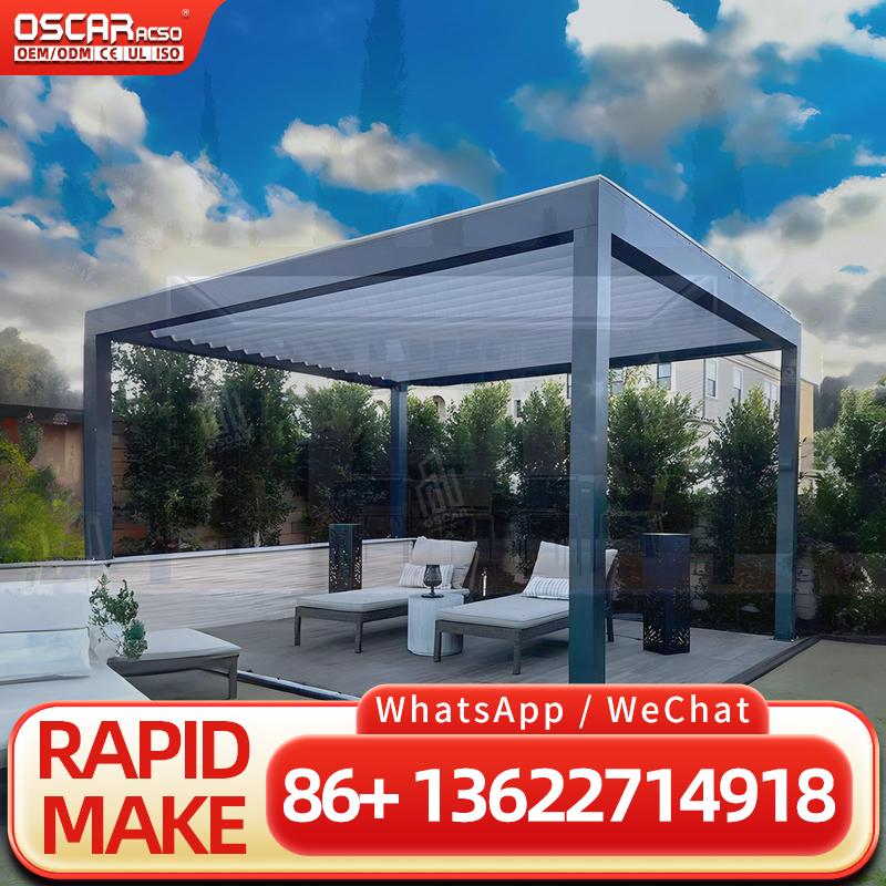Motorised Waterproof Outdoor R – обзор и цена Outdoor Furniture Gazebo