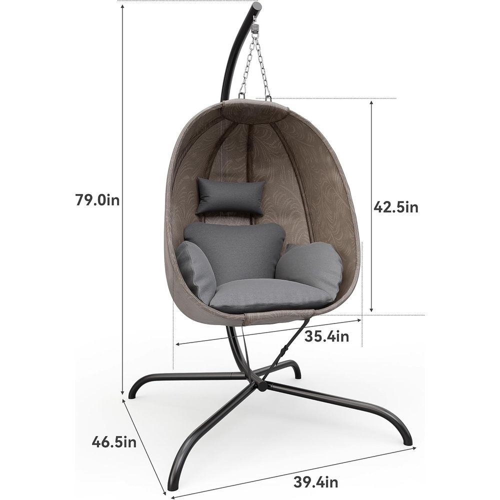 Outdoor Hanging Textilene Egg  – обзор и цена Hanging Egg Chair