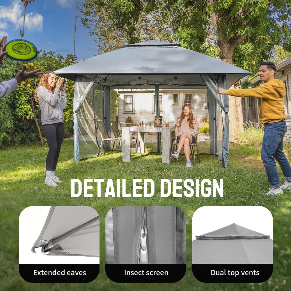 13x13 Pop Up Gazebo, Canopy Te – обзор и цена Outdoor Furniture Gazebo