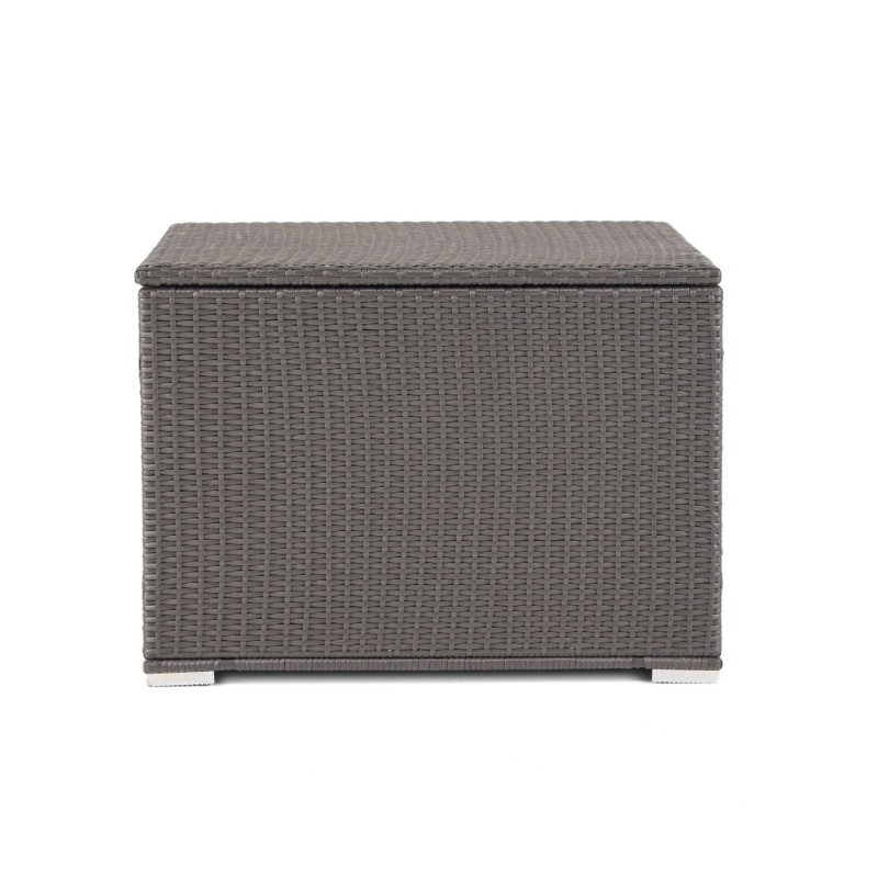 Dark Gray Rattan Outdoor Stora – обзор и цена Outdoor Furniture With Storage For Cushions