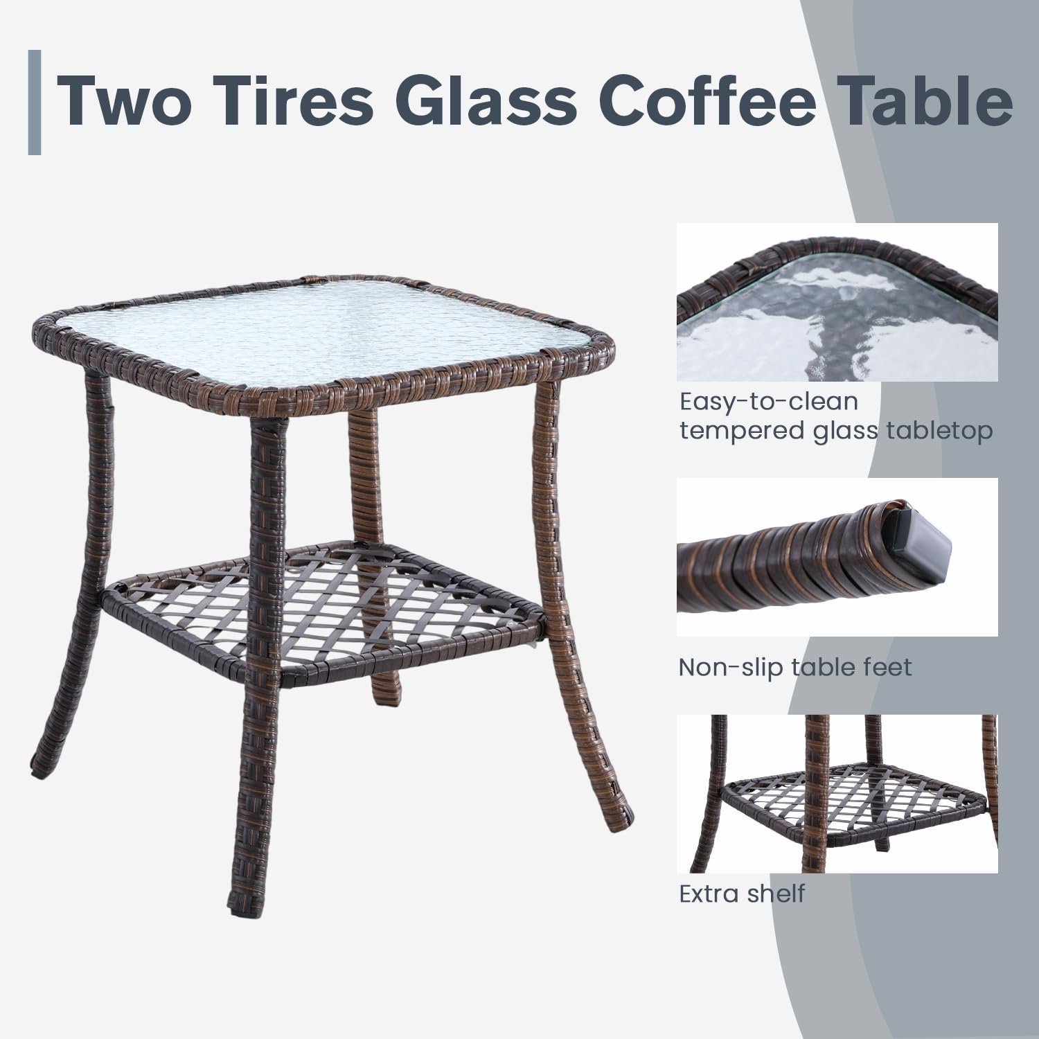 3 Pcs Patio Bistro Set with Ta – обзор и цена Outdoor Furniture Deals