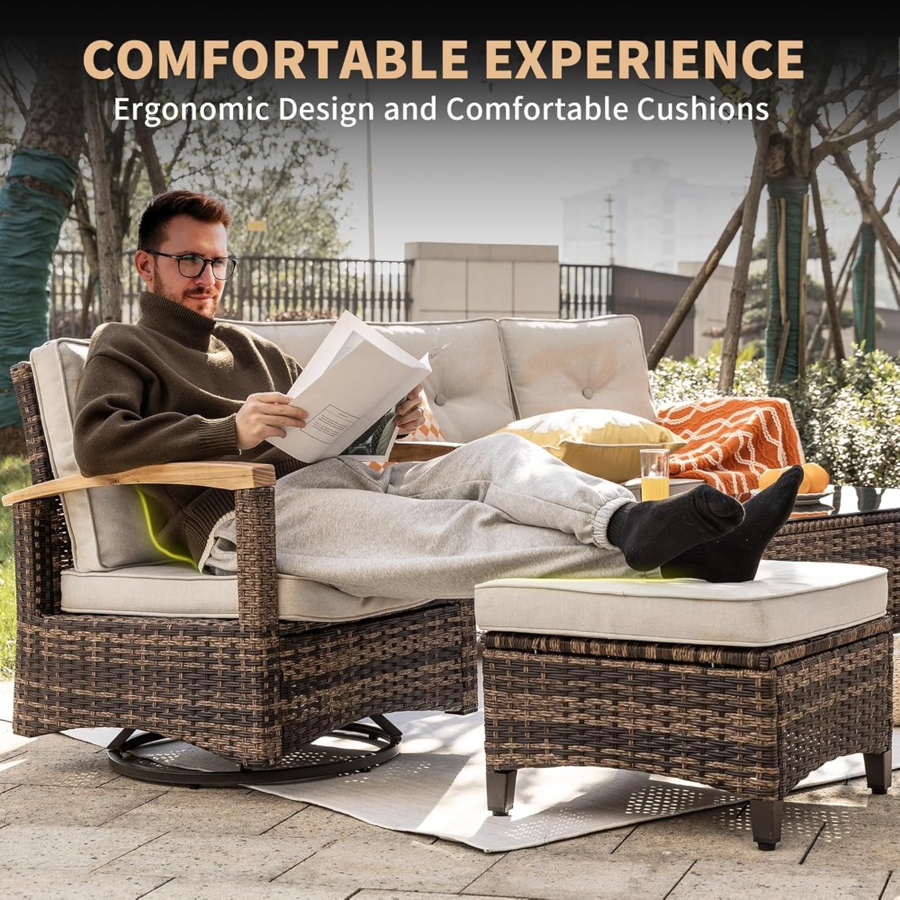7 Pieces Patio Furniture Sets, – обзор и цена Outdoor Furniture Material