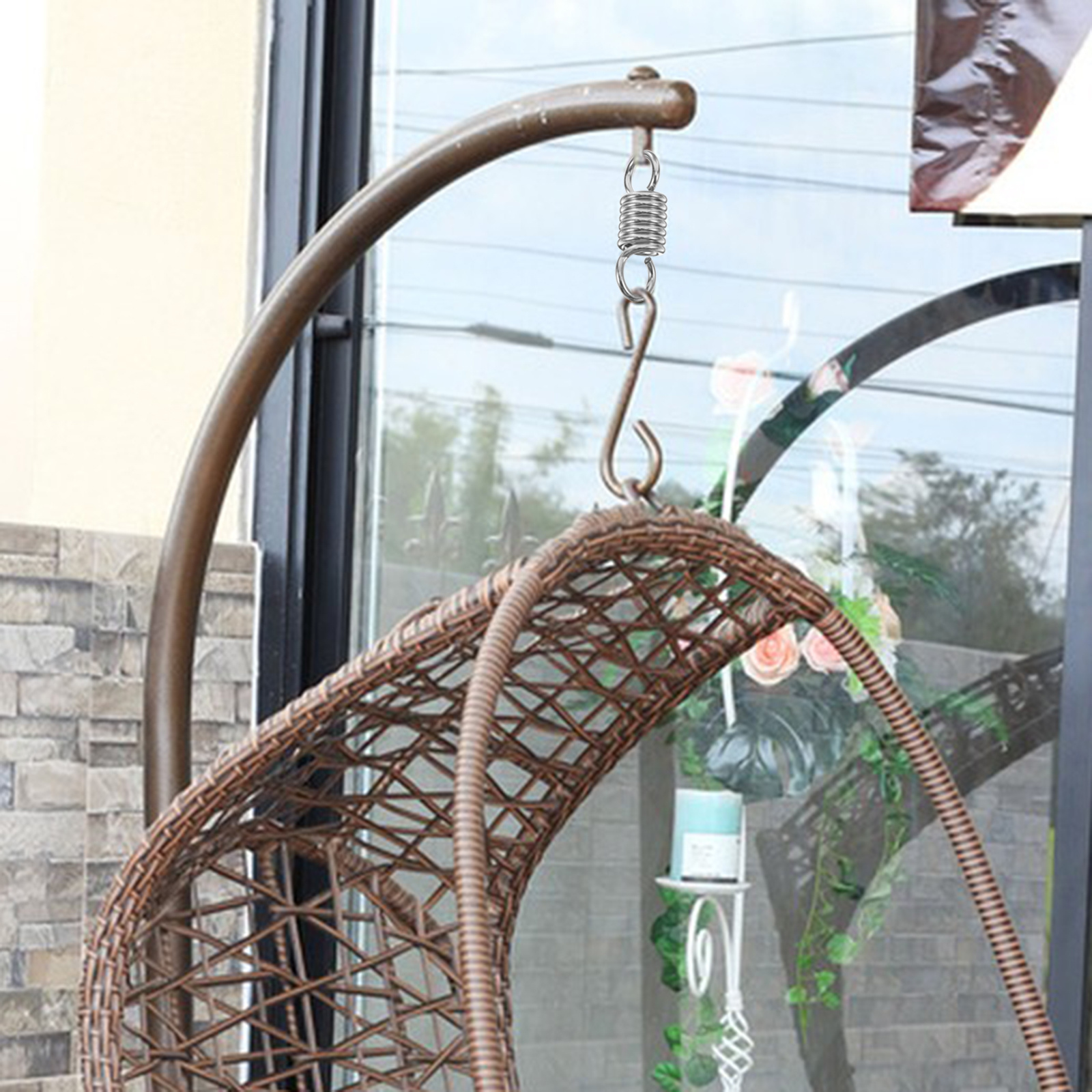2pcs Hammock Fixing Spring Hea – обзор и цена Hanging Egg Chair