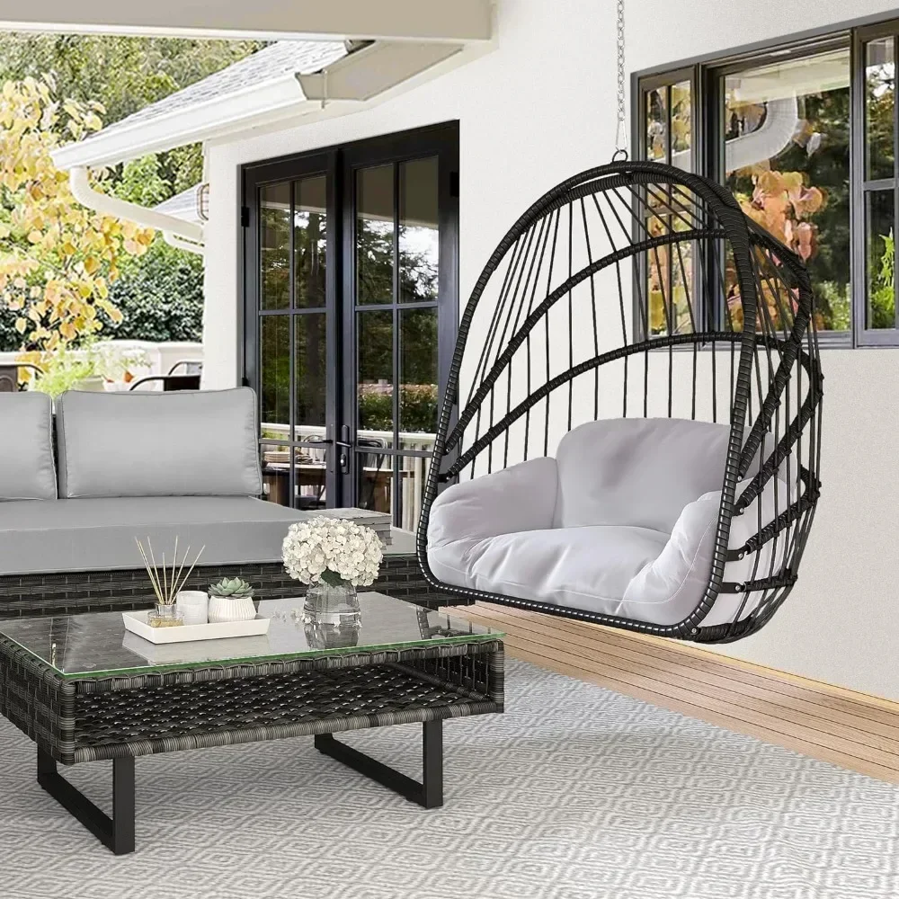 Wicker Swing Egg Chair with Cu – обзор и цена Hanging Egg Chair
