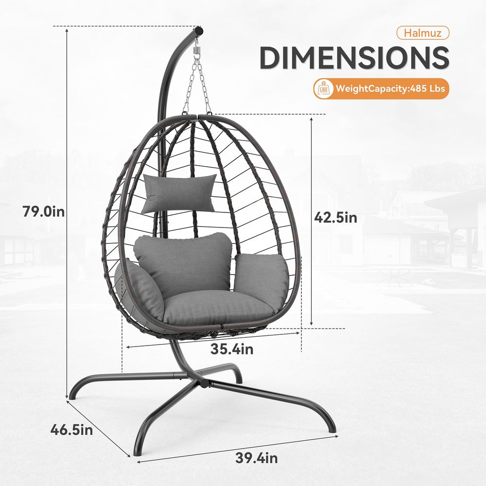Pieces Outdoor Hanging Egg Cha – обзор и цена Hanging Egg Chair