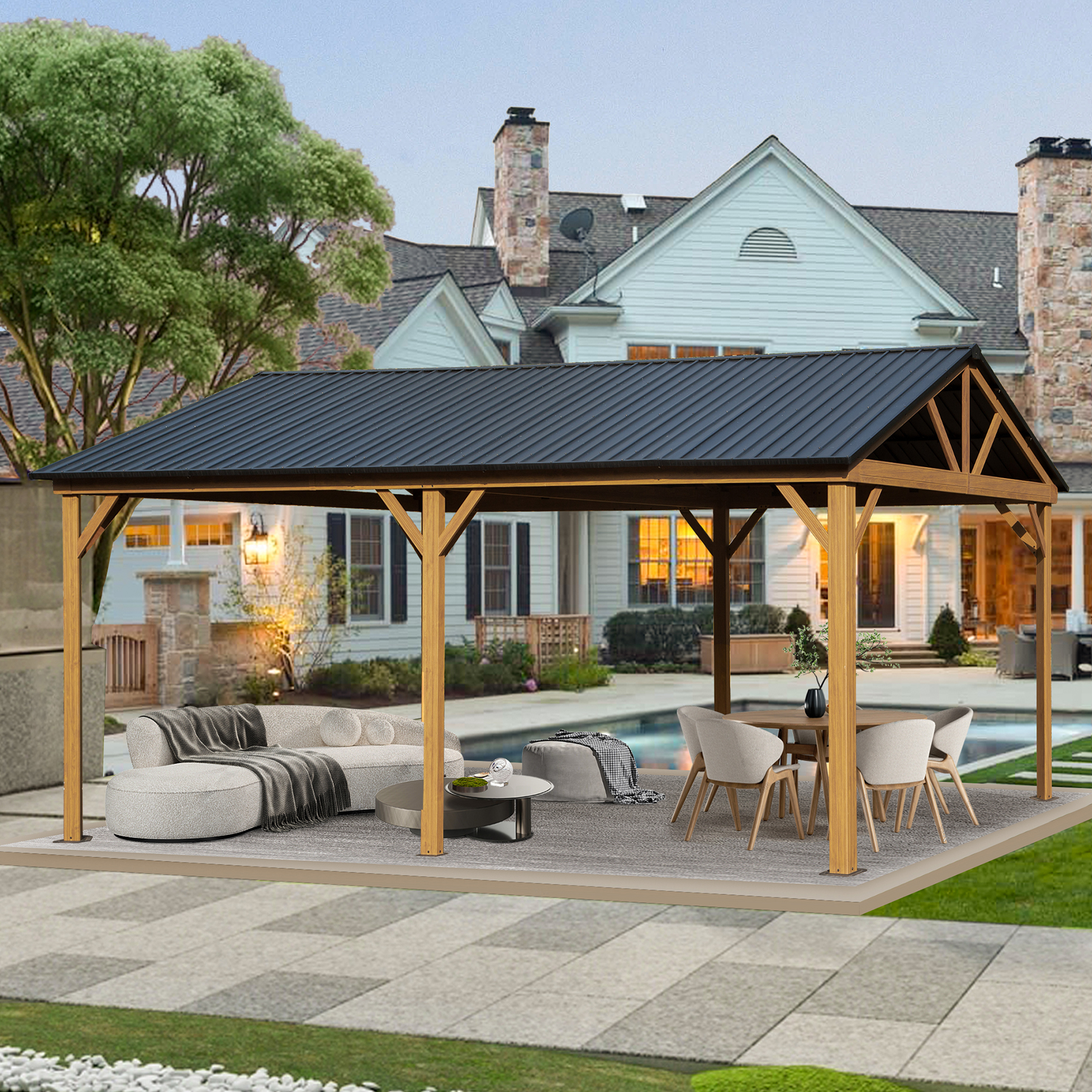 ！@Outdoor Aluminum Frame Gazeb – обзор и цена Outdoor Furniture Gazebo