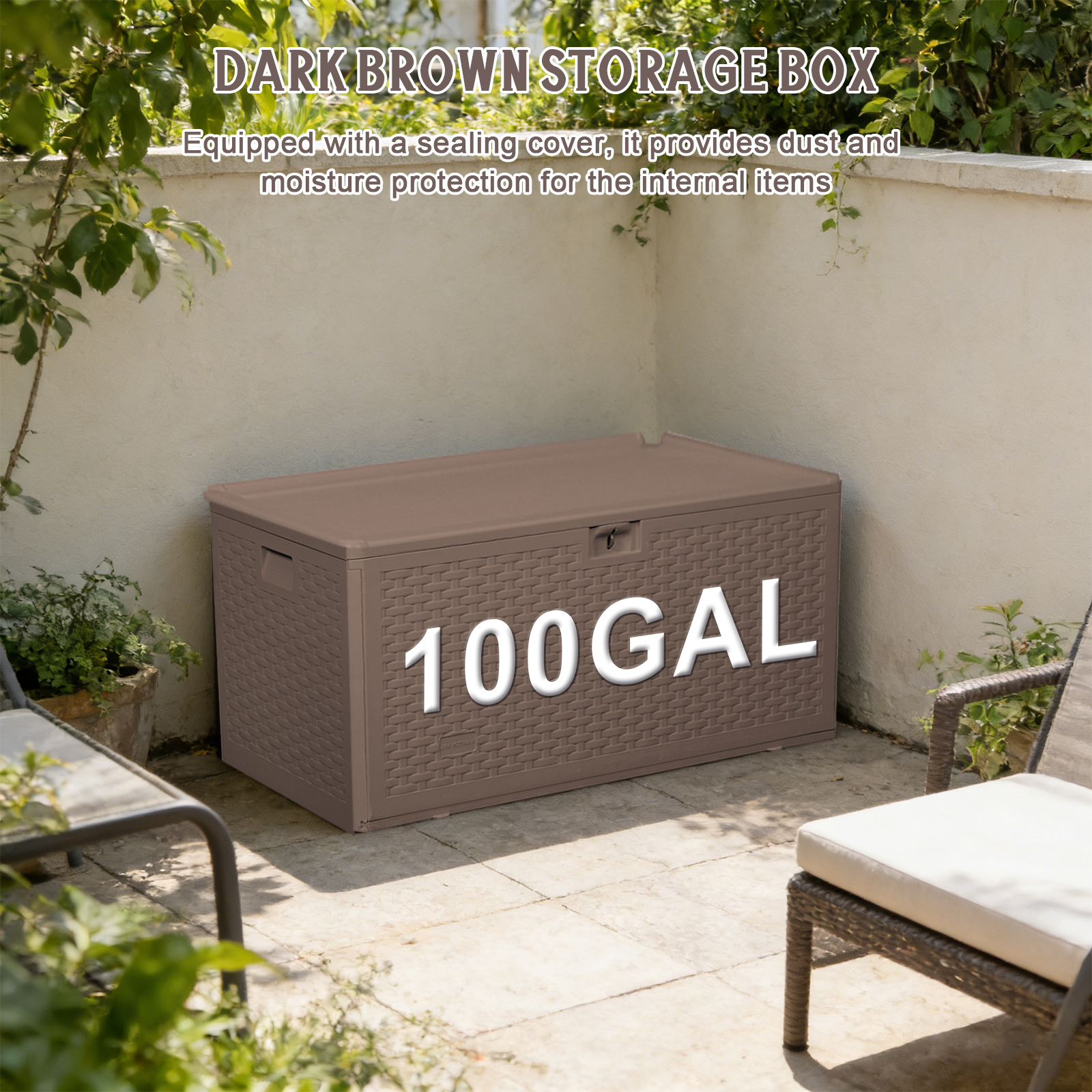 100 Gallon Waterproof Large Re – обзор и цена Outdoor Furniture With Storage For Cushions
