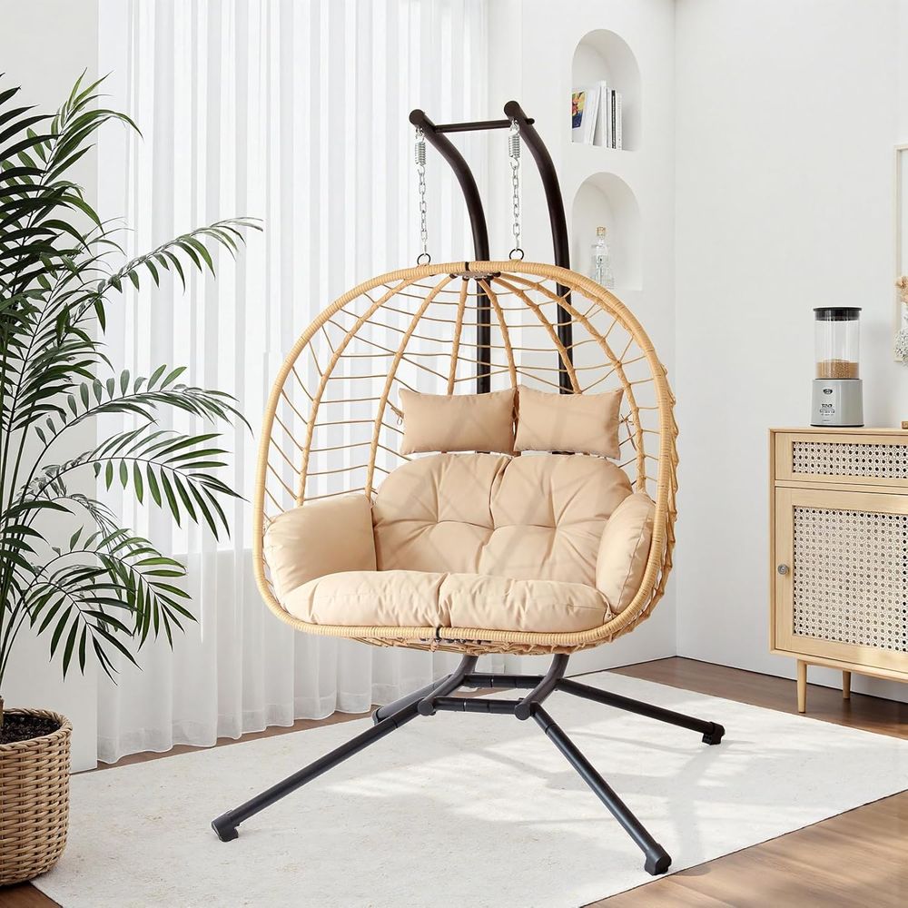 Patio Wicker Hanging Swing Egg – обзор и цена Hanging Egg Chair