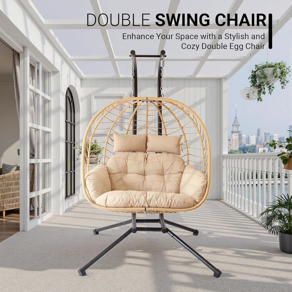 Patio Wicker Hanging Swing Egg – обзор и цена Hanging Egg Chair