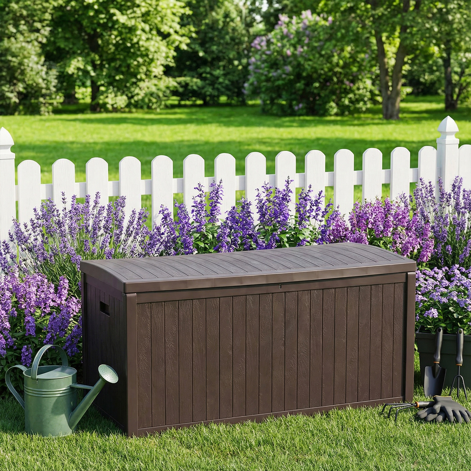 Large Patio Storage Bin UV-Res – обзор и цена Outdoor Furniture With Storage For Cushions