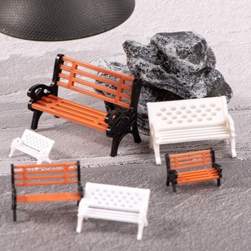 Mini Dollhouse Bench Park Rock – обзор и цена Outdoor Furniture Material
