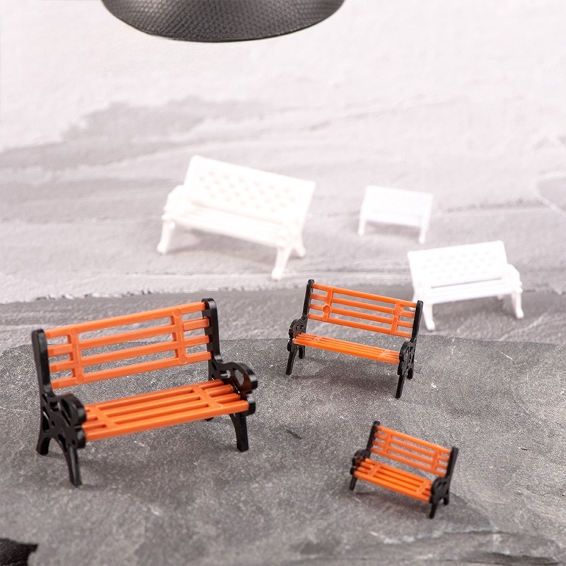 Mini Dollhouse Bench Park Rock – обзор и цена Outdoor Furniture Material