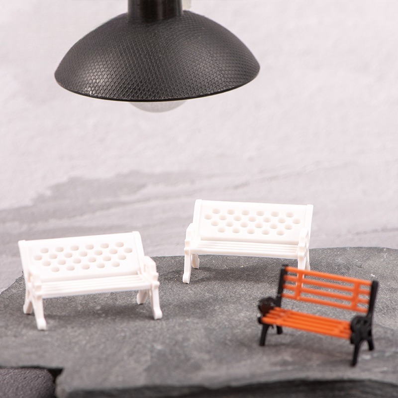 Mini Dollhouse Bench Park Rock – обзор и цена Outdoor Furniture Material