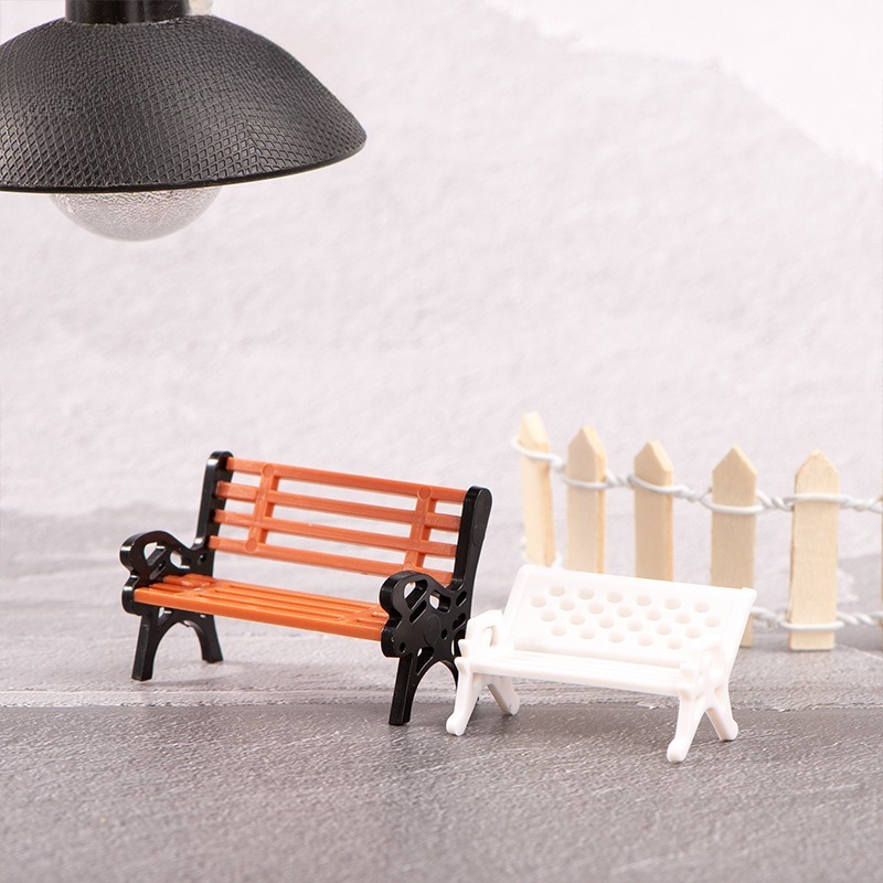 Mini Dollhouse Bench Park Rock – обзор и цена Outdoor Furniture Material