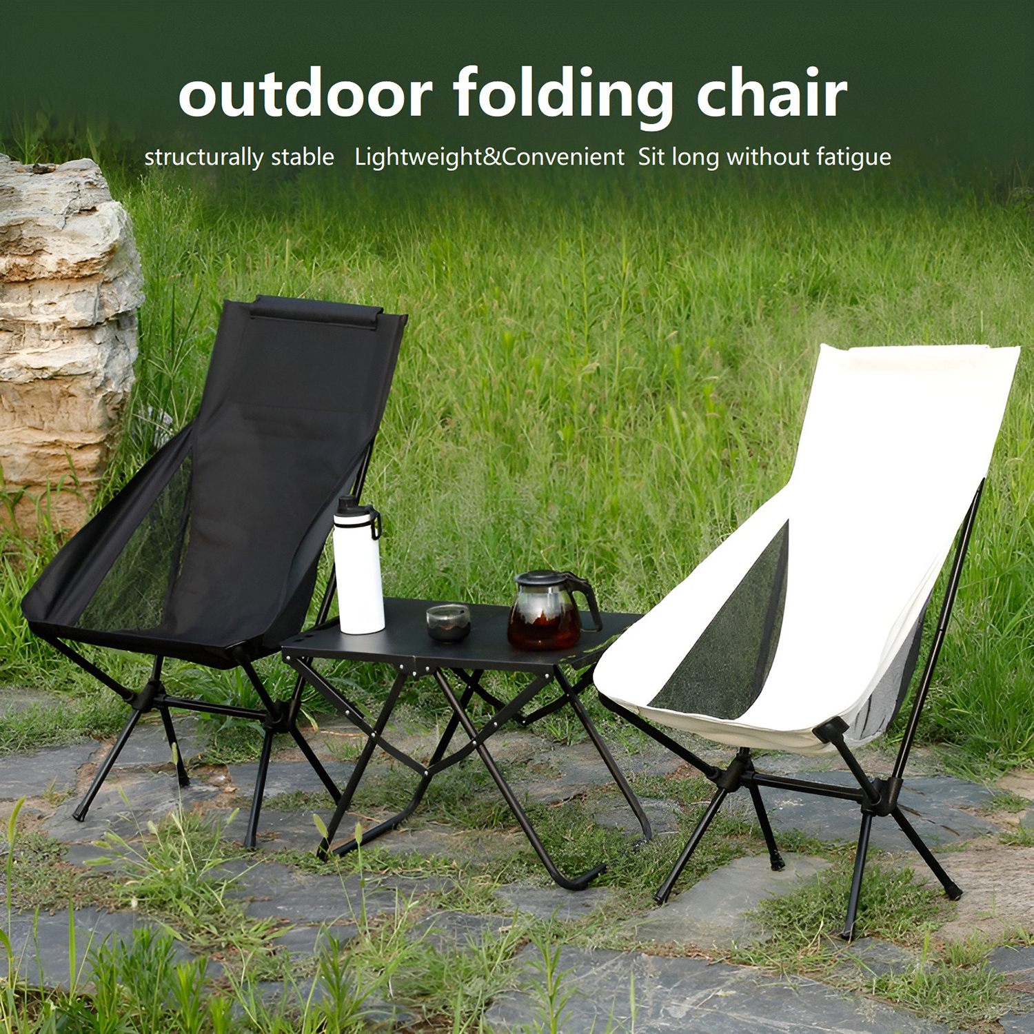 Foldable Camping Chairs Set Li – обзор и цена Outdoor Furniture Deals