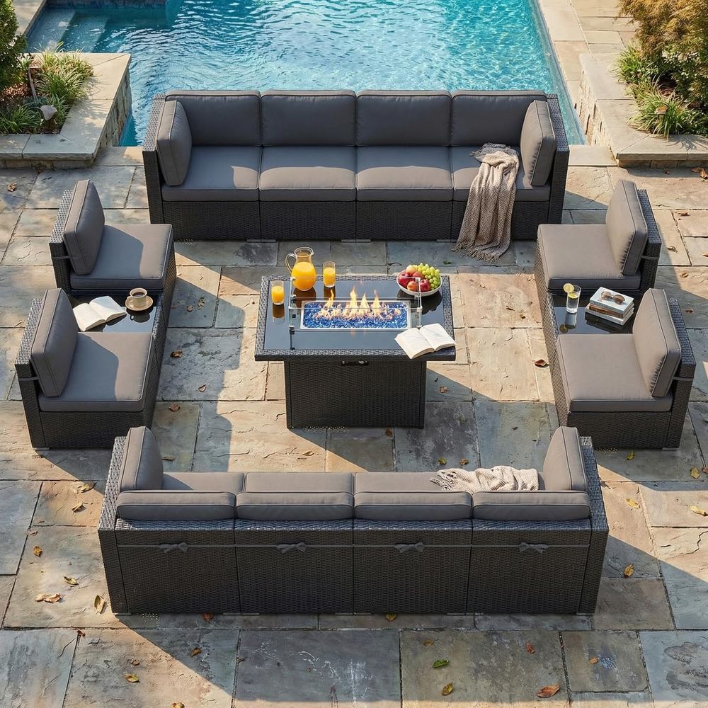 15 Piece Patio Furniture Set w – обзор и цена Outdoor Furniture Deals
